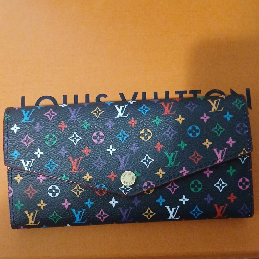 Black Wallet with Iconic Monogram